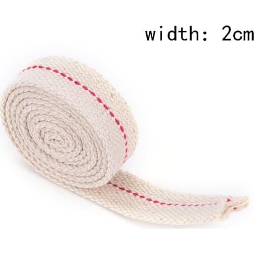 1 Roll 1mx20cm Strong Flat Cotton Wick Core For Kerosene Burner Stove Lighting Lantern DIY Oil Lamp Making Accessory Material