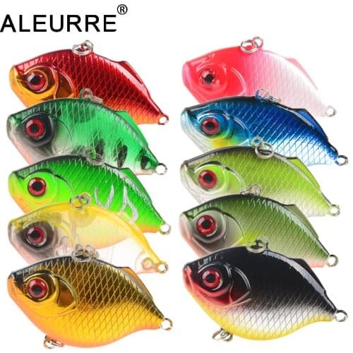 1PCS 4cm 8.5g Wobbler Fishing Lures Rattlin Hook Hard Artificial Plastic VIB Bait Crankbait All Depth Winter Ice Fishing Tackle