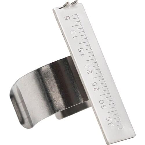 1pc Stainless Steel Dental Finger Ruler Equipment Dentist Endodontic Span Measurement Scale Gauge Instrument Tool Oral Care