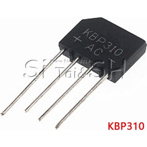 10PCS KBP310 1000V 3A bridge rectifier new and original IC