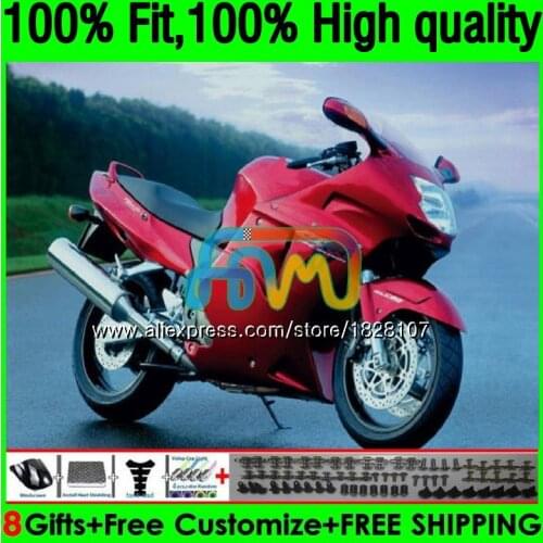 CBR1100 XX For HONDA Blackbird CBR 1100XX 02 Glossy red 03 05 06 07 132BS.39 CBR1100XX 2002 2003 2004 2005 2006 2007 Fairings