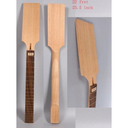 Electric Guitar Neck Paddle 22 Fret 25.5 Inch Rosewood Fretboard