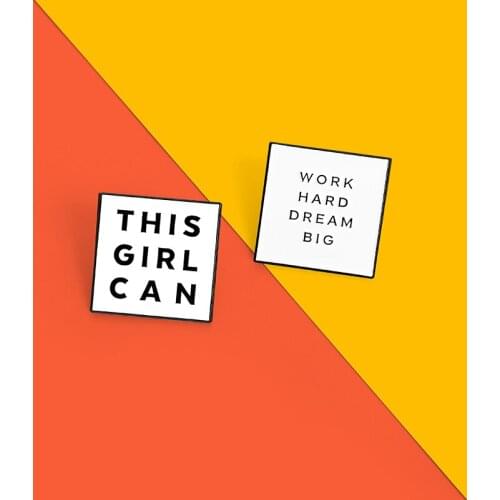 Custom Slogan Encouraging Dialogue Enamel Pins Brooch Lapel Badge Bag Cartoon Jewelry Gift For Kids Friends 2021 Wholesale