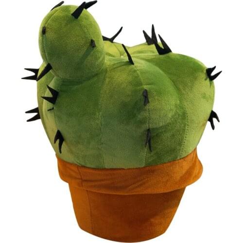 37cm cute simulation cactus ornaments soft stuffed plush plant plush toy fairy ball doll doll family decoration gift WJ207