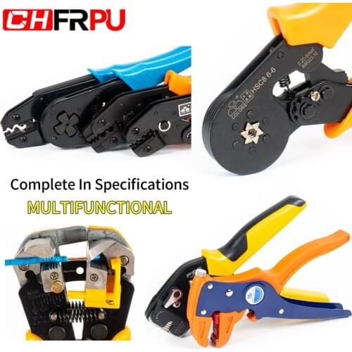 Cold pressing line clamp Naked Terminals Crimper Heat Connector Wire pliers Jaws Hand tool Insulated Multi-model crimping pliers