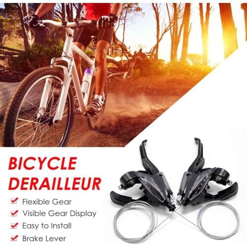 Bike Shifter ST-EF500 3x7 Speed Shift/Brake Lever Combo Set ST-EF500 Mountain bike Conjoined DIP for Cycling Bike Accessories