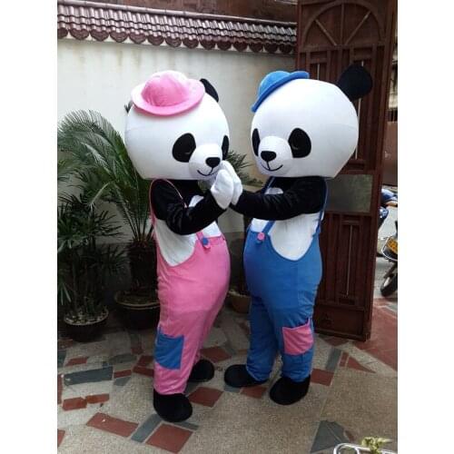 Adult size Chinese Giant Panda Mascot costume Christmas cosplay Mascot fancy cosplay costumes for Halloween party event