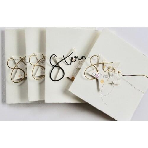 Mmao Crafts Metal Steel Cutting Dies New Star letter decoration Stencil For DIY Scrapbooking Paper/photo Cards Embossing Dies