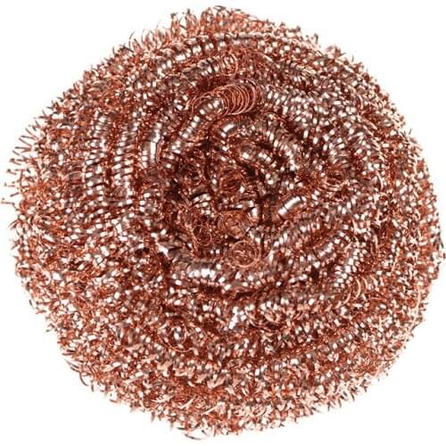 Reuseable Soldering Solder Iron Tip Cleaner Steel Cleaning Wire Sponge Ball Soldering Accessory low price