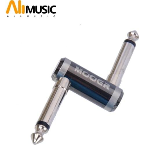 Mooer WRAP Series PC-Z Z Shape Effects Pedal Connectors Full Metal Unique Design Guitar Connectors Silver