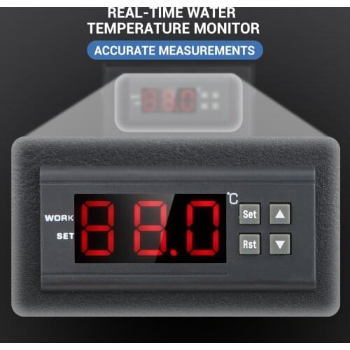 Aquarium Chiller Aquarium Cooler LCD Display Quiet Fish Tank Cooling System 40L for Fish Water Grass Coral Shrimp Farming