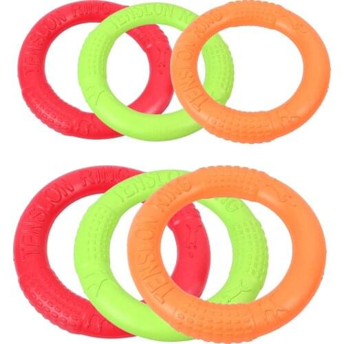 Portable Pet Training Puppy Chew Ring Tooth Cleaning Floating Toy