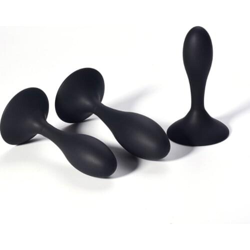 Water Drop Suction Cup Silicone Anal Plug Sex Toys Alternative Toys Large Medium and Small Anal Plugs anal toys