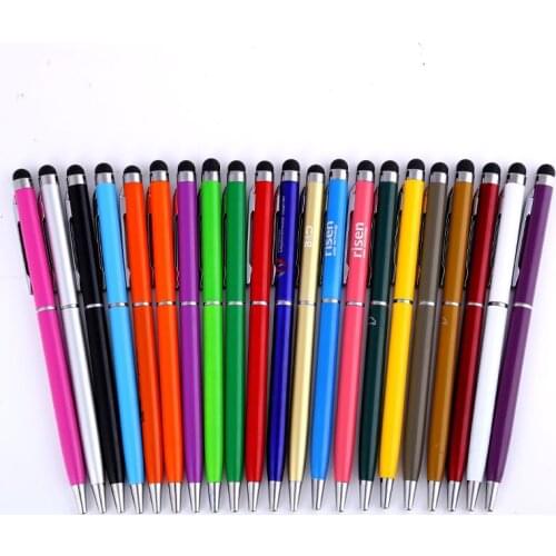 Special wholesale metal pen advertisement capacitance pen manufacturer touch screen metal student gift school ballpoint pen