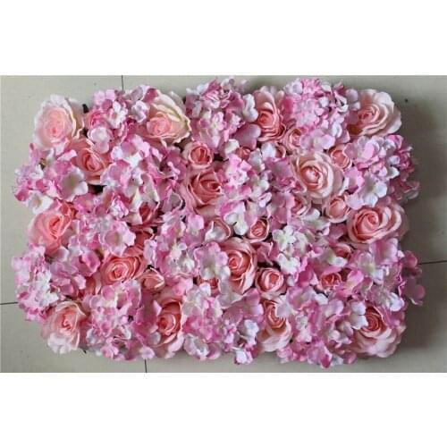 SPR Free Shipping- pink-10pcs/lot Artificialsilk rose flower wall wedding background lawn/pillar road lead market decoration
