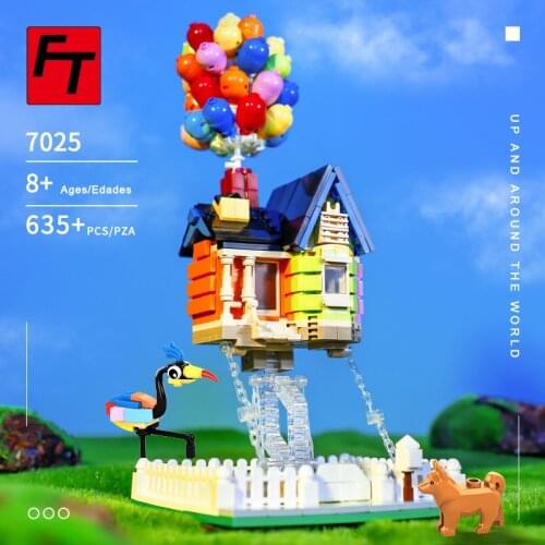 Balloon House Balance Suspension Building Block Small Particle MOC Brick Accessories Building Block Castle Toys