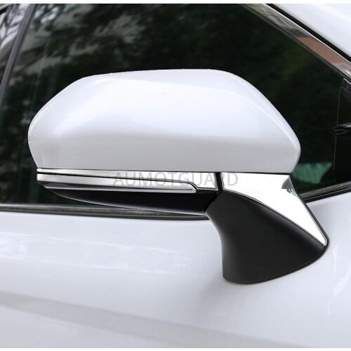 Stainlesss Steel Rearview Mirror Protector Sticker Decoration Cover Trim for Toyota Camry 2018 2019 8th