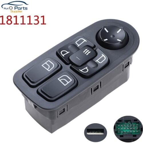 1811131 1736600 Fit for DAF XF Power Master Window Control Switch 1669884 1693124 1698944 1788599 High quality