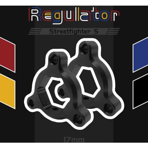 For DUCATI Streetfighter S 2010 Motorcycle Accessories CNC Aluminum 17mm Suspension Fork Preload Adjusters