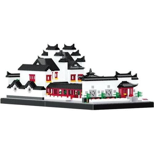 BALODY mini Blocks Kids Adult Building Blocks Boys Toys Girls DIY Puzzle Architecture Suzhou Garden 16215 no box