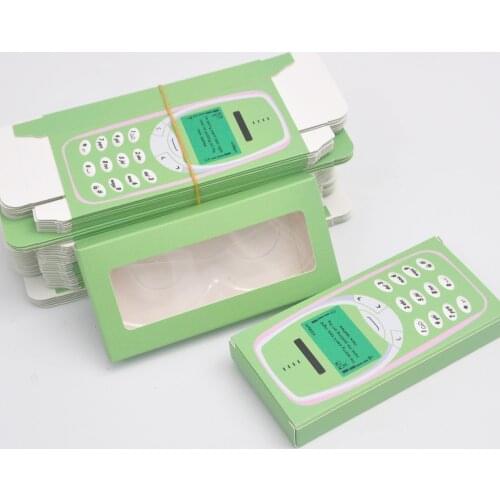 Wholesale paper eyelash packaging box lash boxes custom logo faux cils mink false eyelashes package lash paper case bulk vendors