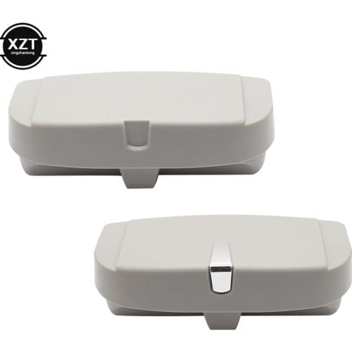 Glasses Holder Car Sun Visor Glasses Case Eye ABS Leather Sunglasses Organizer Mount With Ticket Card Clip Auto Snap-Clip
