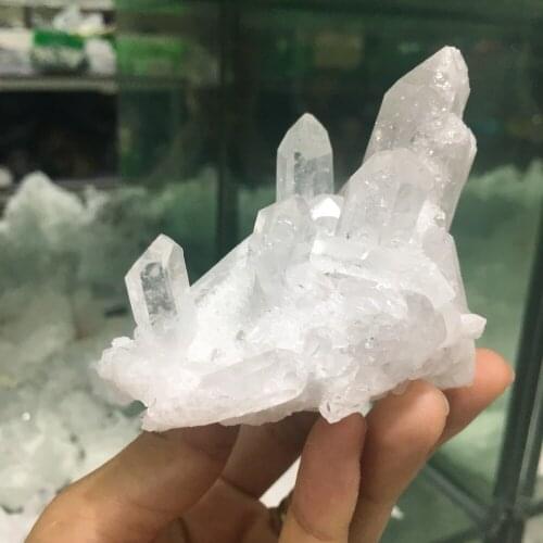 Energy crystal 100% natural stones and minerals clear quartz crystal cluster reiki healing crystals for home decoration