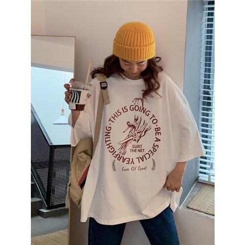 Summer Vacation Kawaii Girl Aesthetic Short T-Shirt Woman Korean Fashion Harajuku Street Trend Men And Women Casual Summer Tops