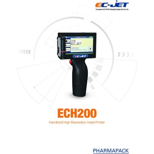 Good Quality Easy Operation Mini Handheld Hight Resolution Fast Jet Coding Printer For Barcode Printing(ECH200)