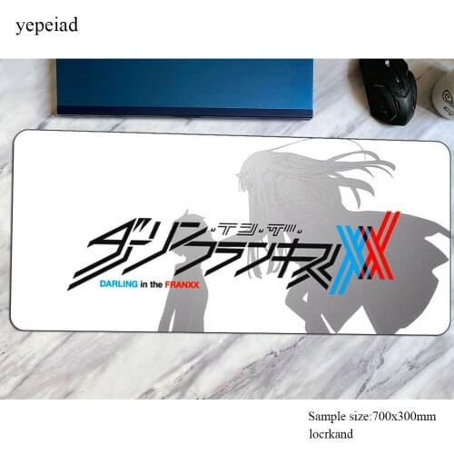 Darling in the franxx mouse pad Christmas gifts gaming mousepad anime office notbook desk mat xl padmouse games pc gamer mats