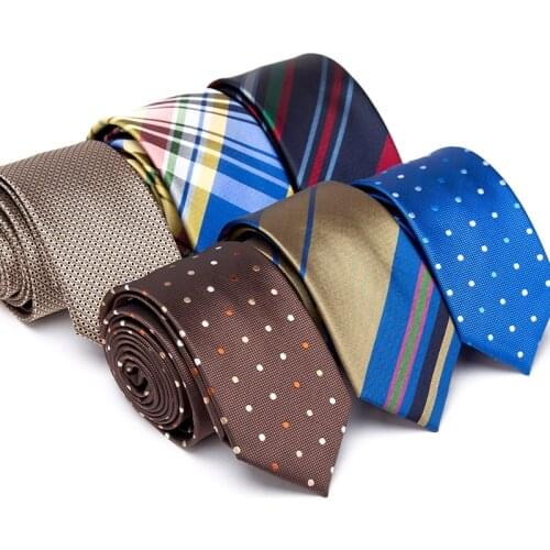 Mens Ties Fashion Stripe Dot Jacquard Necktie Casual Formal Dress Tie for Men Gift Bowtie Wedding Business Party Accessories