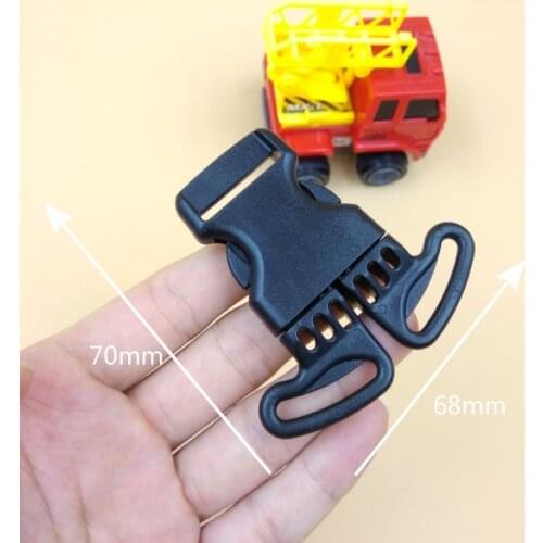 NEW 20pcs High Quality 3 Ways Black Plastic POM Baby Carriage Safety Buckle For 25mm Shoulder Under Webbing Stroller Accessories