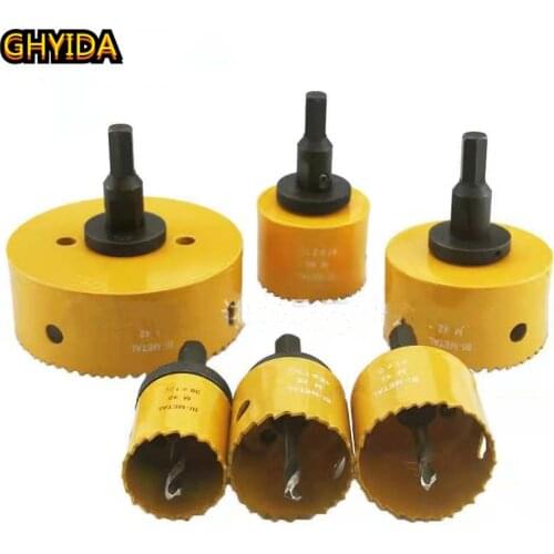 M42 Wood Hole Saw 16-200mm Steel Drilling Drill Bit Cutter for Aluminum Iron Stainless Steel Plastic Cutter Drill Bits