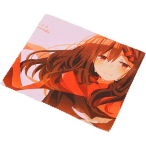 50pc/lot Cloth Custom Glasses Cloth Sublimation Blank Cleaning Cloth Small Hahndkerchief DIY Transfer Glasses Cloth