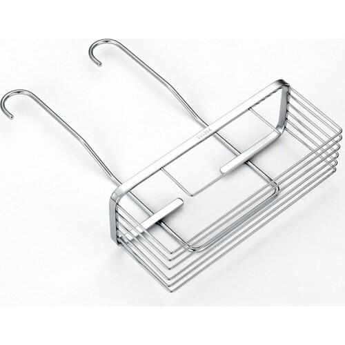 Stainless Steel Storage Rack Shelf Shower Rack Hanging Shelves Toiletries Display Holder For Toilet Bathroom Kitchen (Silver)