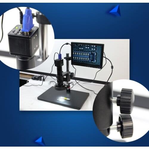 TBK-10A HD 130X Professional Microscope Electronic Display Amplification Magnifier for Iphone BGA CPU Motherboard Repair Tools