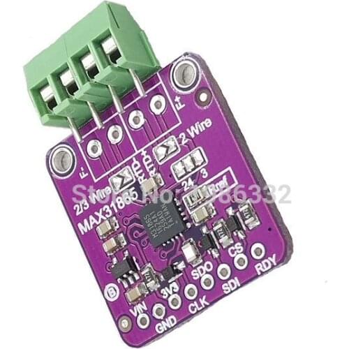 WS16 MAX31865 PT100 PT1000 RTD To Digital Converter Thermocouple Temperature Sensor Amplifier Module For Arduino Raspberry PI