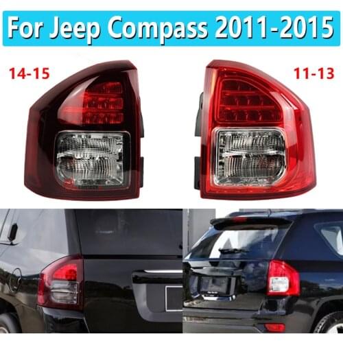 For Jeep Compass 2011 2012 2013 2014 2015 Rear Tail light Rear Bumper Light Tail Stop Brake Lamp Turn Signal Warning Car Parts