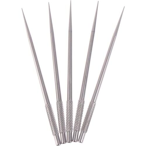 Stainless Steel Toothpicks Durable Portable Rustproof Floss Pick Toothpick Outdoor Household Travel Seal Line Holder Toothpick
