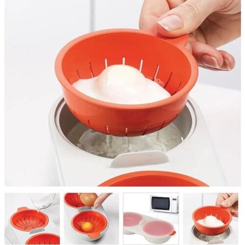 1Pc Draining Egg Boiler Egg Poacher Steamer Set Kitchen Egg Cooker Tools Egg Mold Form Perfectly Poaches Eggs Kitchen Tools