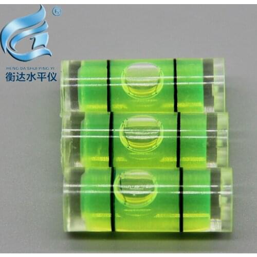 100 pcs/batch) 9.5*25mm high precision level bubble portable horizontal bubble cylindrical
