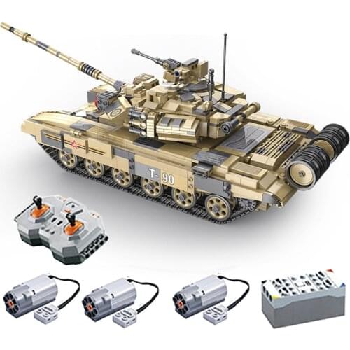 1722Pcs Bricks Cada RC Tank City Model Building Blocks Boy Birthday Gift Kids Remote Control Car Toy For Children