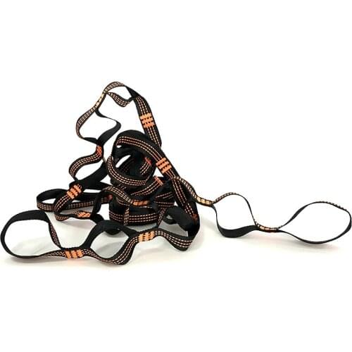 2Pcs Hammock Strap Nylon Webbing Climbing Rope Portable Hanging Tree Rope Straps High Load-Bearing Durable Outdoor Hammock Strap