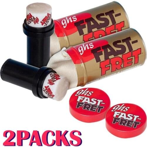 2 Packs GHS Fast-Fret String Cleaner String and Neck Lubricant Guitar Care