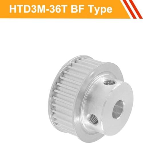 3M 36T Timing Pulley HTD3M Type Synchronous Pulley Wheel 11mm/16mm Belt Width 6/8/10/12/14/15/16mm Bore Timing Belt Pulley