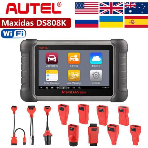 Aute OBD2 Scanner Car Diagnostic Auto Tool MaxiDAS DS808K Code Reader Better DS808 DS708 Functional Better than launch x431