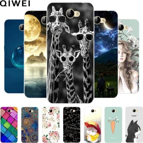 For Huawei Y5 II 2 Case Y5II 2 CUN L21 U29 L01 Slim Painting Transprent Silicon Soft TPU Back Cover for Huawei Honor 5A LYO-L21