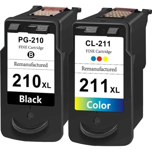SanSeMei for Canon PG210 210XL CL211 211XL Ink Cartridges for Canon Pixma iP2700 iP2702 MP240 MX330 MX340 MX360 MX410 Printer