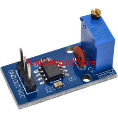 10pcs NE555 pulse generator square wave rectangular wave small signal generator module frequency adjustable cross border