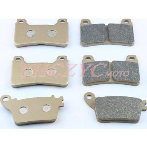For HONDA CBR600RR F5 07-09 CBR1000RR 06-09 motorcycle front and rear brake pads set